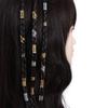 40/80Pcs Hollow Out Hair Ring Dread Locks Hair Braiding Dreadlocks Beads Hair Accessories Metal Cuff Clip Gold Silver Hair Braid