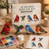 Kit de Perlage Pour Débutants Kit Animal en Perles 3D, Broderie Perles DIY Pour Débutants, Artisanat Animal en Perles Fait Main pour Débutants Vache des Highlands/Papillon/Hibou Adultes,