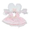 Changing Dressing Game Lace Dress Suit Plush Rabbit Ear Headsress  10CM/20CM Doll