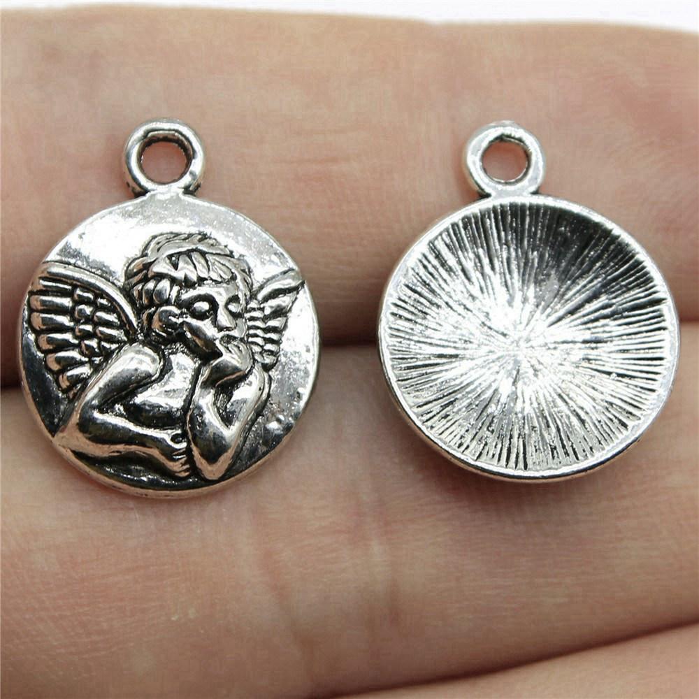 Charms Angel Pendants Kids' Jewelry Materials QC003
