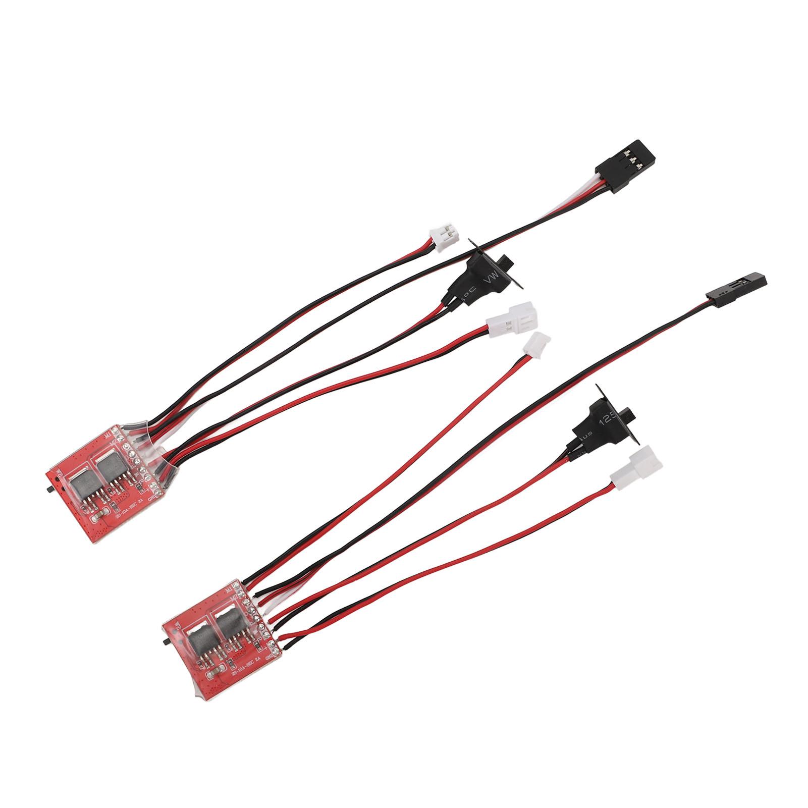 

2pcs 30A Micro Brushed ESC Winch Control Bidirectional ESC Speed Controller Accessories with Brake