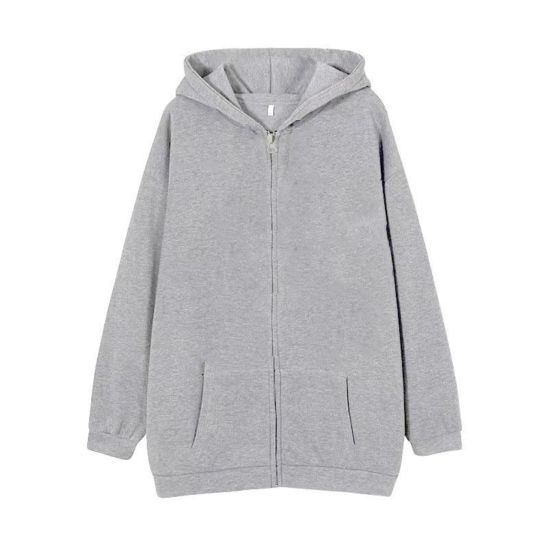 Men's Casual Fleece Zip-Up Hoodie Cardigan - Thick Autumn/Winter Sweatshirt Jacket