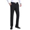 2025 Men's Elastic High Waist Straight Summer Pants for Seniors: Loose, Casual Trousers