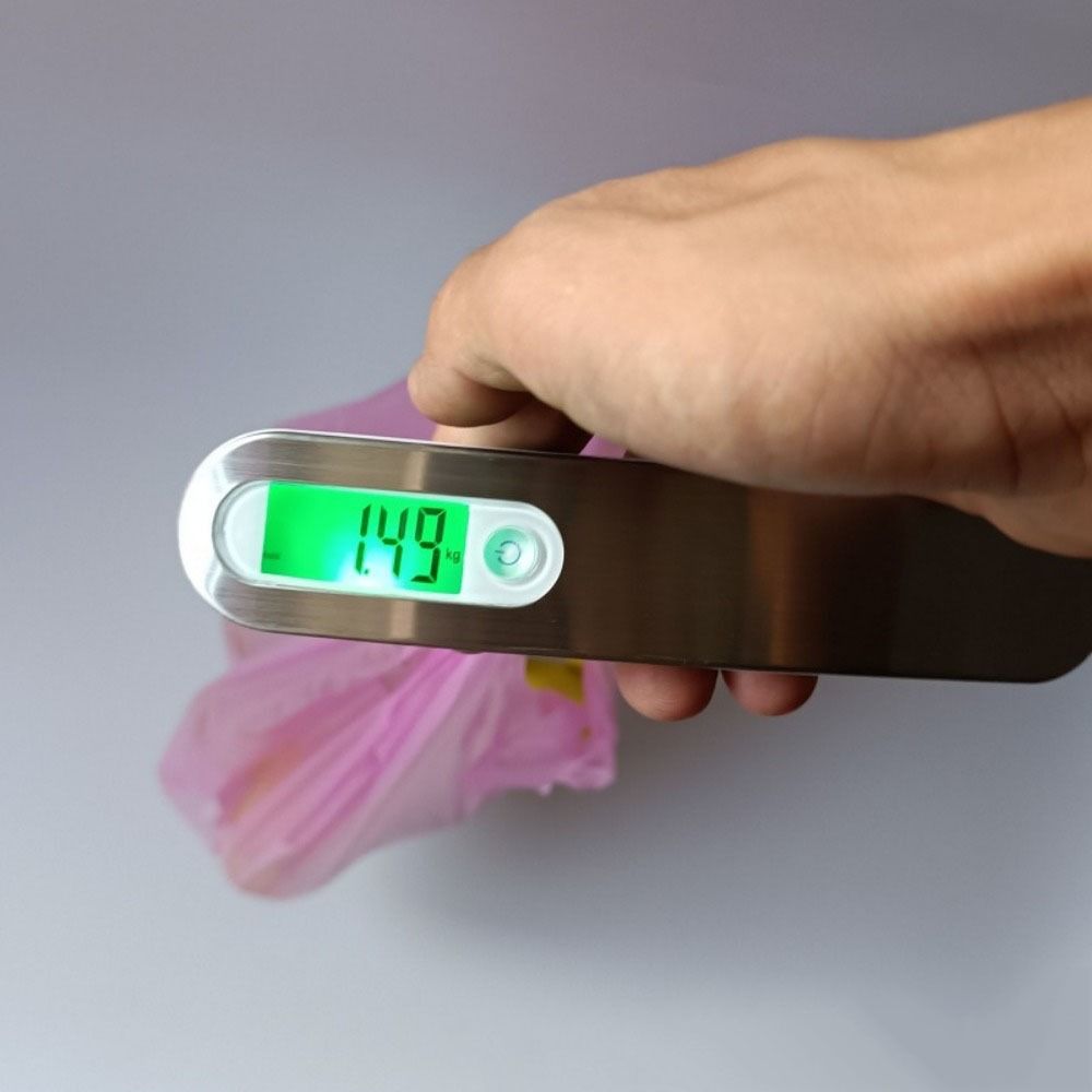 LCD Display Digital Luggage Scale Handheld Weight Balance Tool Baggage Weight Scale  for Home