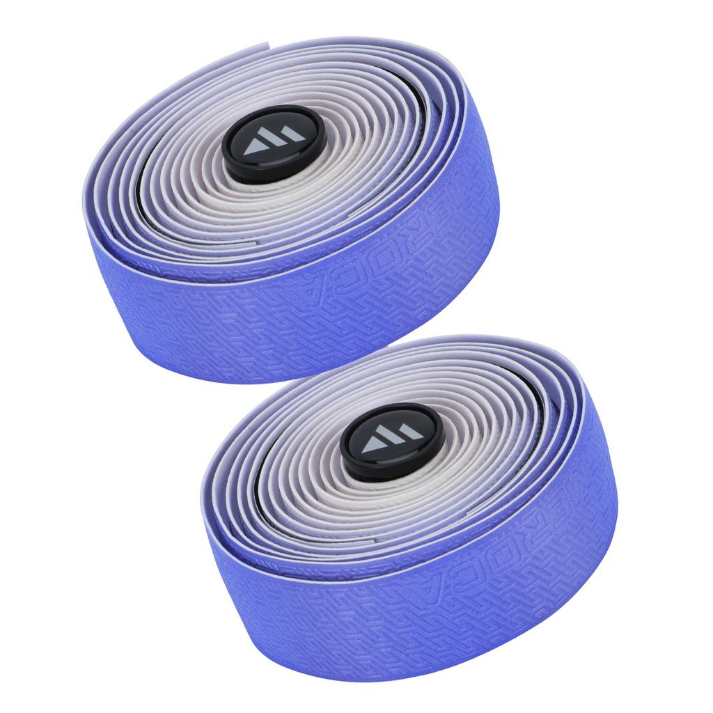 Road Bike Zpattern Dualcolor Gradient Handlebar Tape with Plugs Shockabsorbing Comfortable for