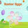 6Pcs Colorful Plastic Easter Eggs Pendant Easter Festival Decoration  Holiday Celebration