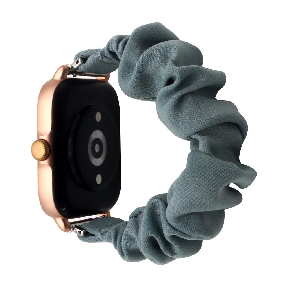 

20mm Scrunchie Elastic Stretchy Band Strap for Samsung Galaxy Watch 7 /6/5/4 40&44mm/Classic 6 43&47mm/Watch 5 Pro/ Venu 3S 2S 2 20mm светло-синий