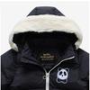 Mini Rodini 2271015199  Panda Hooded Puffer Jacket  Panda Puffer Kids Jacket