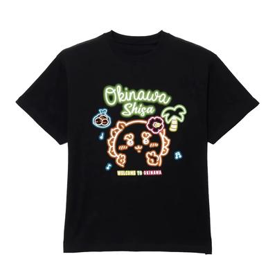 Chiikawa Neon Style T-Shirt Vintage Washed Cotton Graphic Tee Unisex Oversized Crew Neck Short Sleeve Anime Streetwear Top Merch Gift