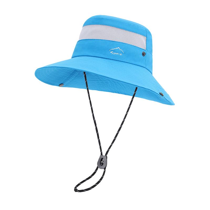 Summer Big Eaves Hat for Men and Women Mountaineering and Fishing Speed drying Waterproof Detachable Top Fisherman's Hat