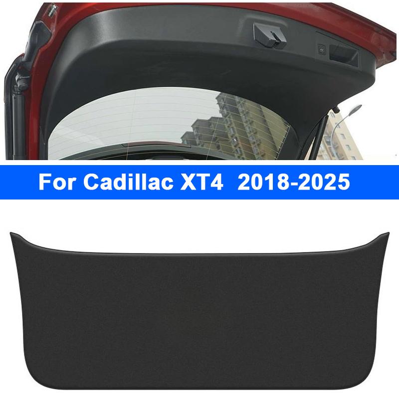 Fit Car Trunk Mat for For Cadillac XT4 XT5 XT6 2016-2025 Tailgate Boot Liner Pu Leather Waterproof Anti-Kick Accessories Black For XT4