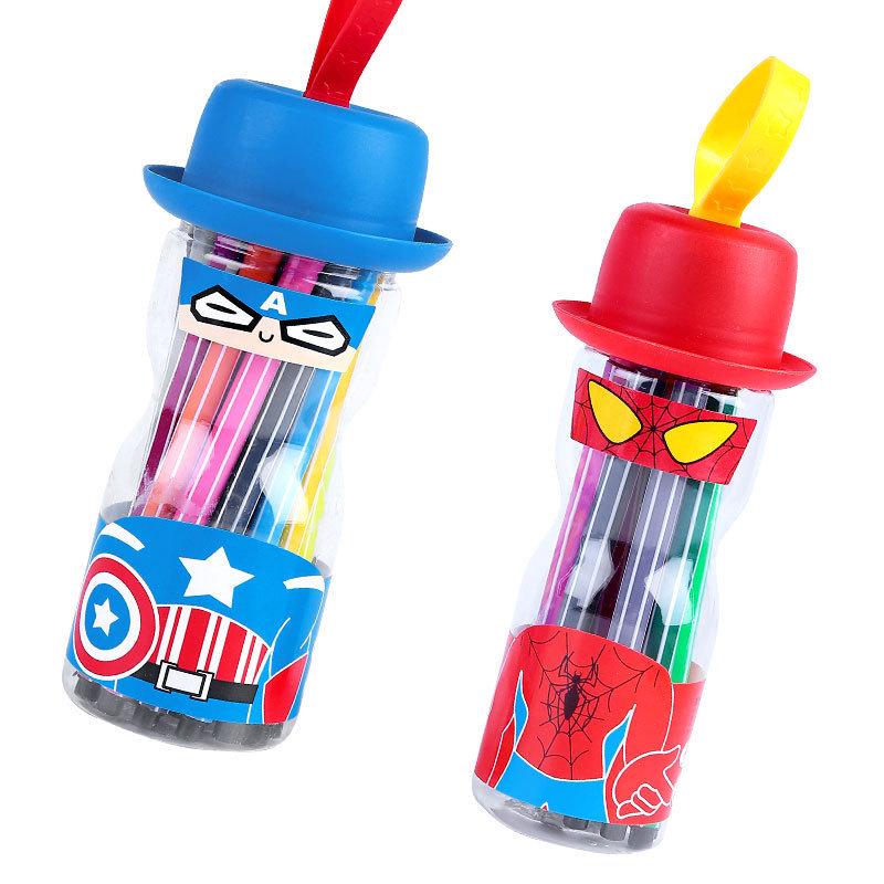 Creative Cartoon Washable Watercolor Pen Set for Kids - Student Art Stationery Watercolor Pen