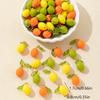 Mini Acrylic Fruit Lemon Pendants Lovely DIY Charms Waterproof for Bracelet Necklace Keychain Jewelry Making Supplies