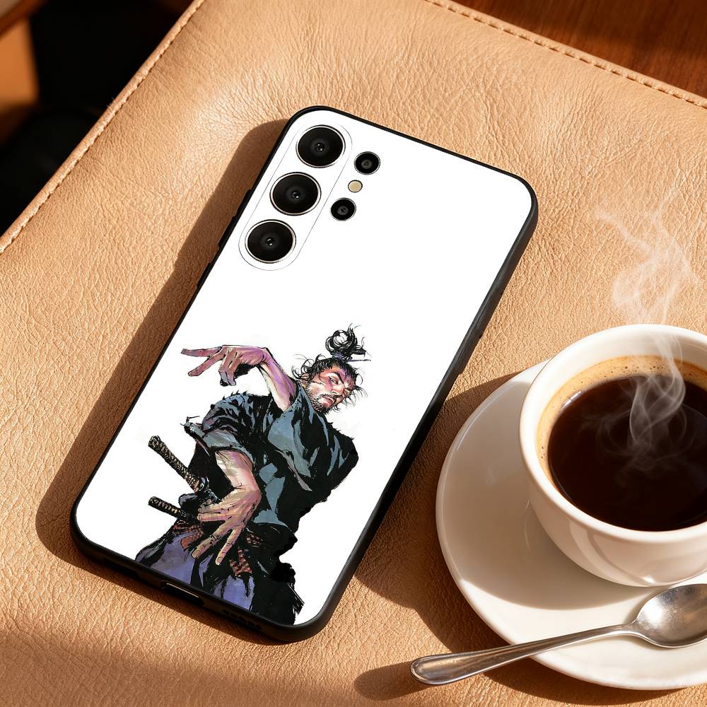 Vagabond M-Miyamoto M-Musashi  Phone Case For Samsung S25,24,23,22,30,21,10,9,Ultra,Plus,Lite,FE Black Soft Case