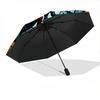 1pc Spider StainedGlass Automatic Folding Umbrella, Lightweight Retractable Compact Travel Umbrella, 8-Rib Sturdy Frame097