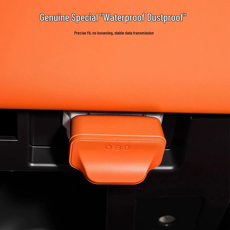 Universal Silicone Dust & Waterproof OBD Cover for Electric Vehicles