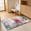 ANIME F-Fox Spirit Matchmaker Floor Mat Absorbent Floor Mat Non-Slip Entrance Rug for Bathrooms Restrooms and Toilets