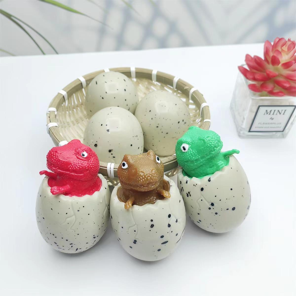 

1Pc Dino Egg Squishy Cup – Stress Relief Funny Toy, Decompression Fidget for Kids, Novelty Prank Gift світло-сірого кольору