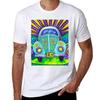 Flower Power TShirt Relaxed Casual Short Sleeve Tee