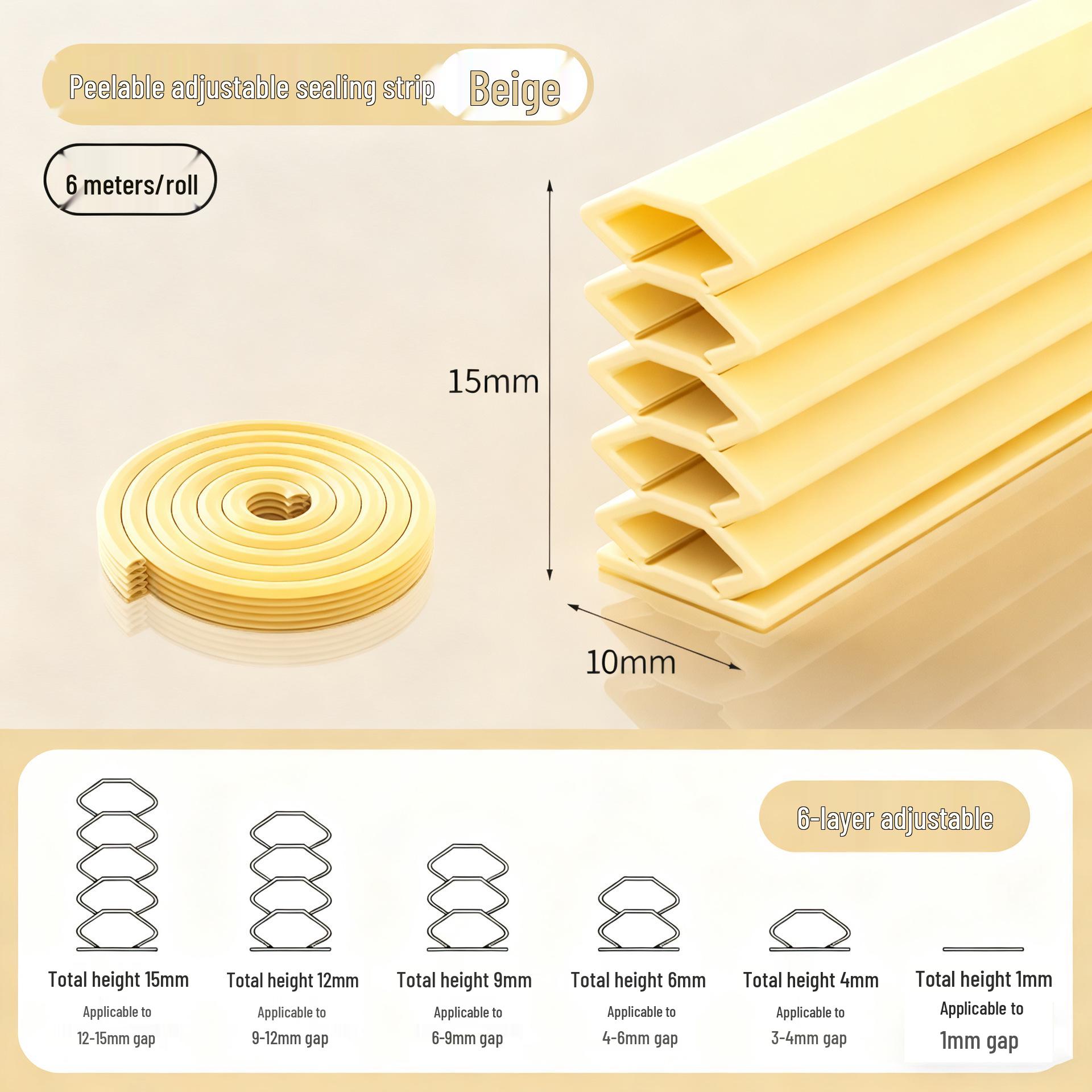 

Soundproof Anti-Theft Door Sealing Strip: Windproof & Insulating for Door Gaps
