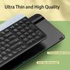 JOMAA Card Slot 2.4G Wireless Bluetooth Keyboard Mouse set RechargeableThin Wireless Keyboard with Phone Holder Multi-Device