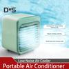 Air Conditioner Cooling Fan with Water Tank 3 Speed Settings Strong Airflow Portable Rechargeable Air Cooler Electric Fan