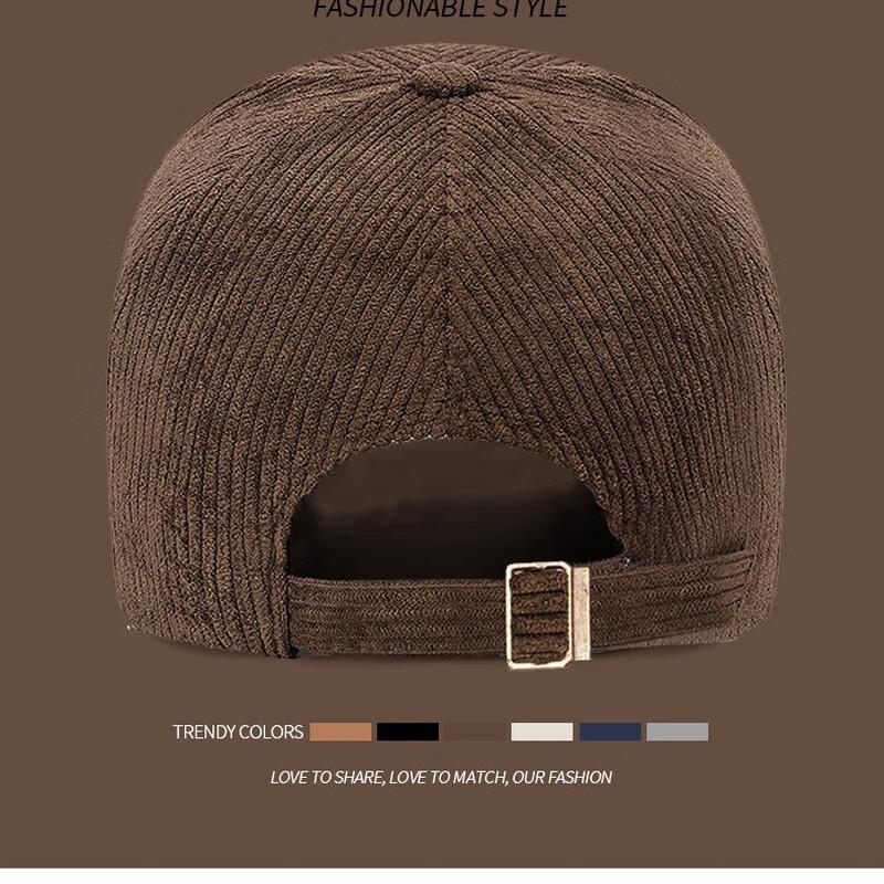 ZHENYUEQI Unisex Vintage Corduroy Baseball Cap