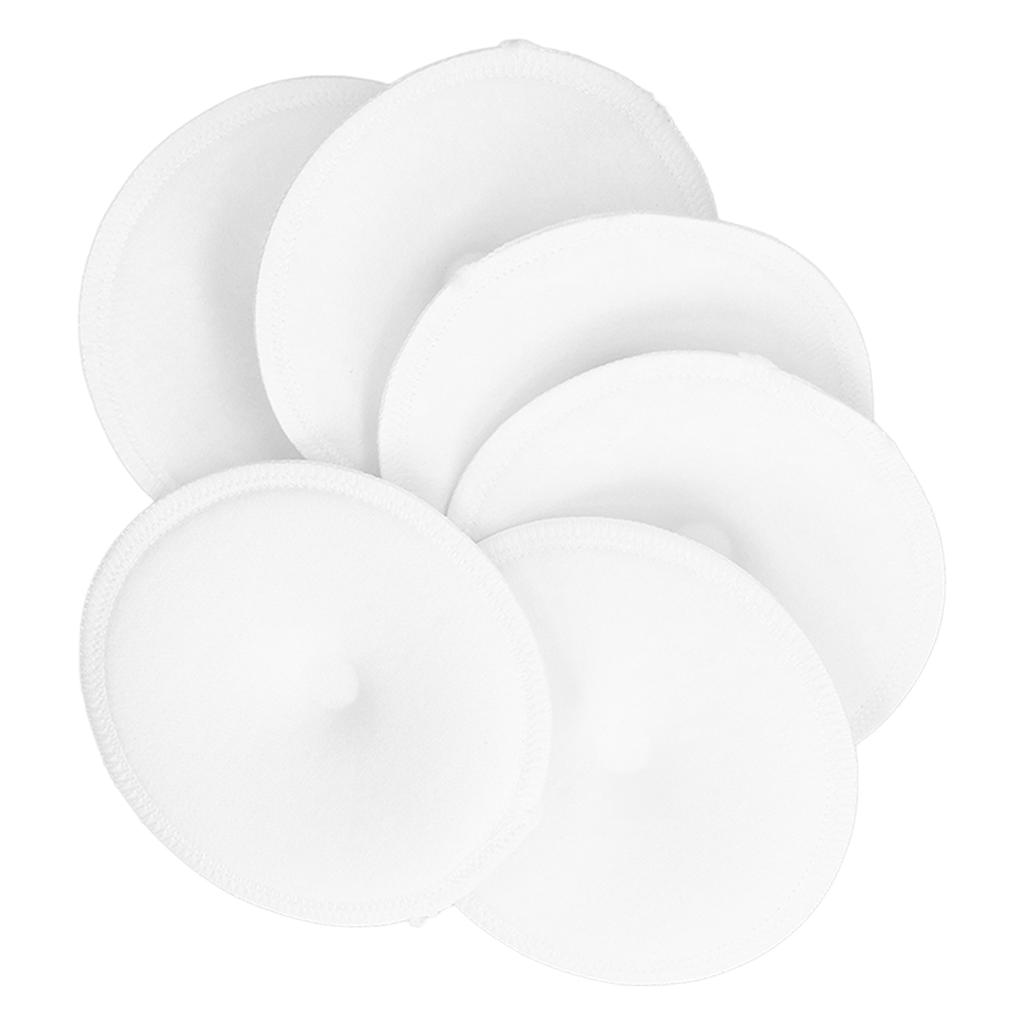 12pcs Reusable Breastfeeding Pads Pure Cotton Washable Leakproof Nursing Breast Pads