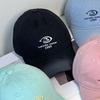Spring And Summer Letter Embroidered Baseball Cap Female Retro Hat Showing Small Face Soft Top Cap Male