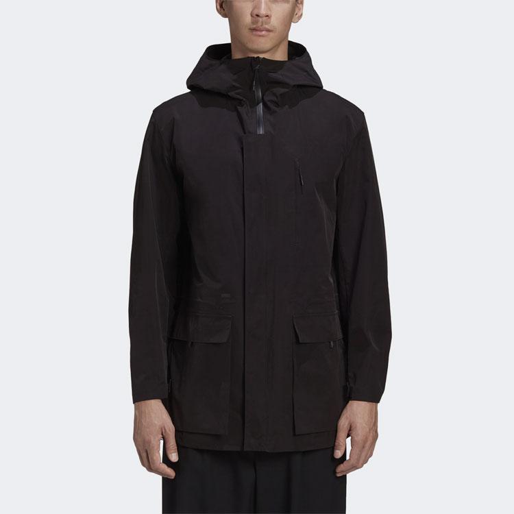 Y-3 Classic Dorico Nylon Parka Black Men Outerwear GK4569