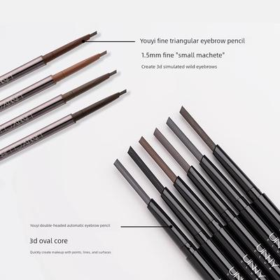 Unny Fine Triangle Eyebrow Pencil Women's Modeling Nature Makeup Color Rendering Is Not Easy To Break and Decolorize Waterproof Flagship Store 443