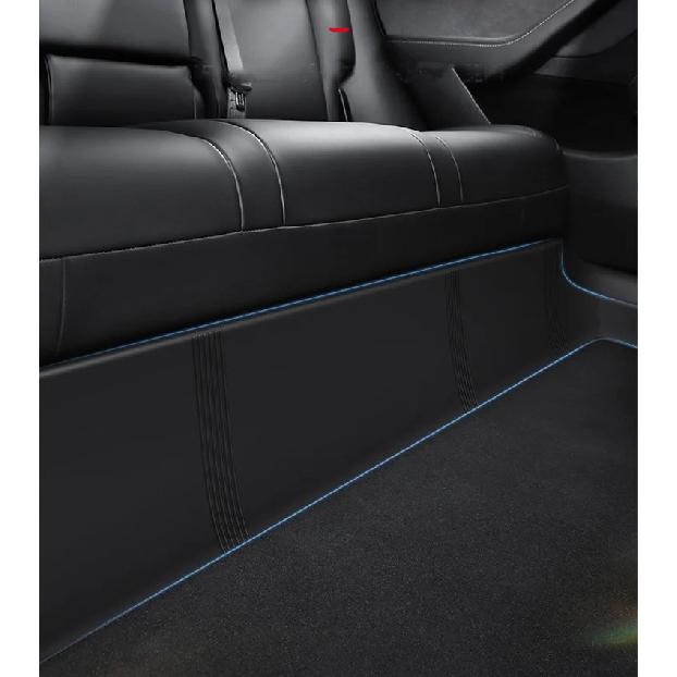 Protective Pad For Tesla Model 3 Y Under Rear Seat Anti Kick Guard Cover TPE Full Surround Cushion Protector Car Interior Modely