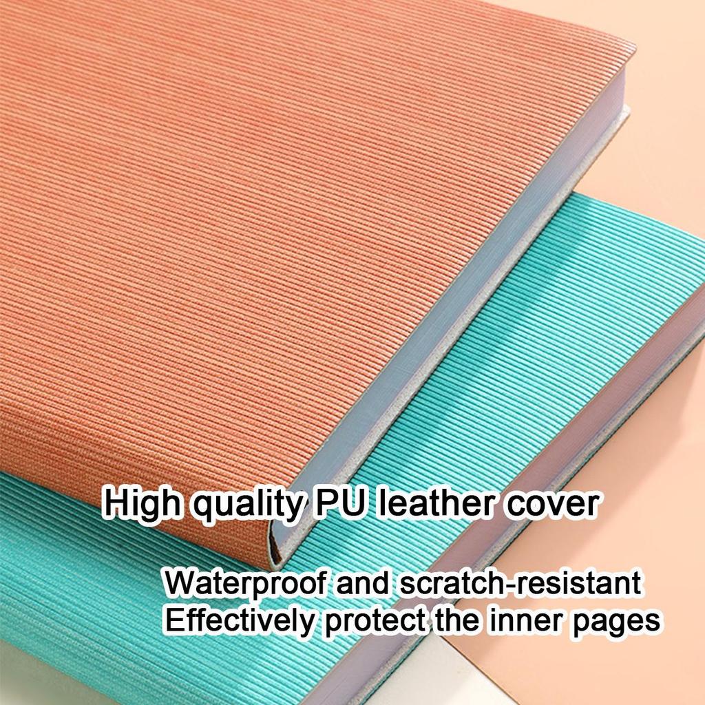 (Logo Engraving Possible) 2025 Soft Leather Business Schedule, Student 365-day Daily Planner, Record Book, Memo, English Inner Pages