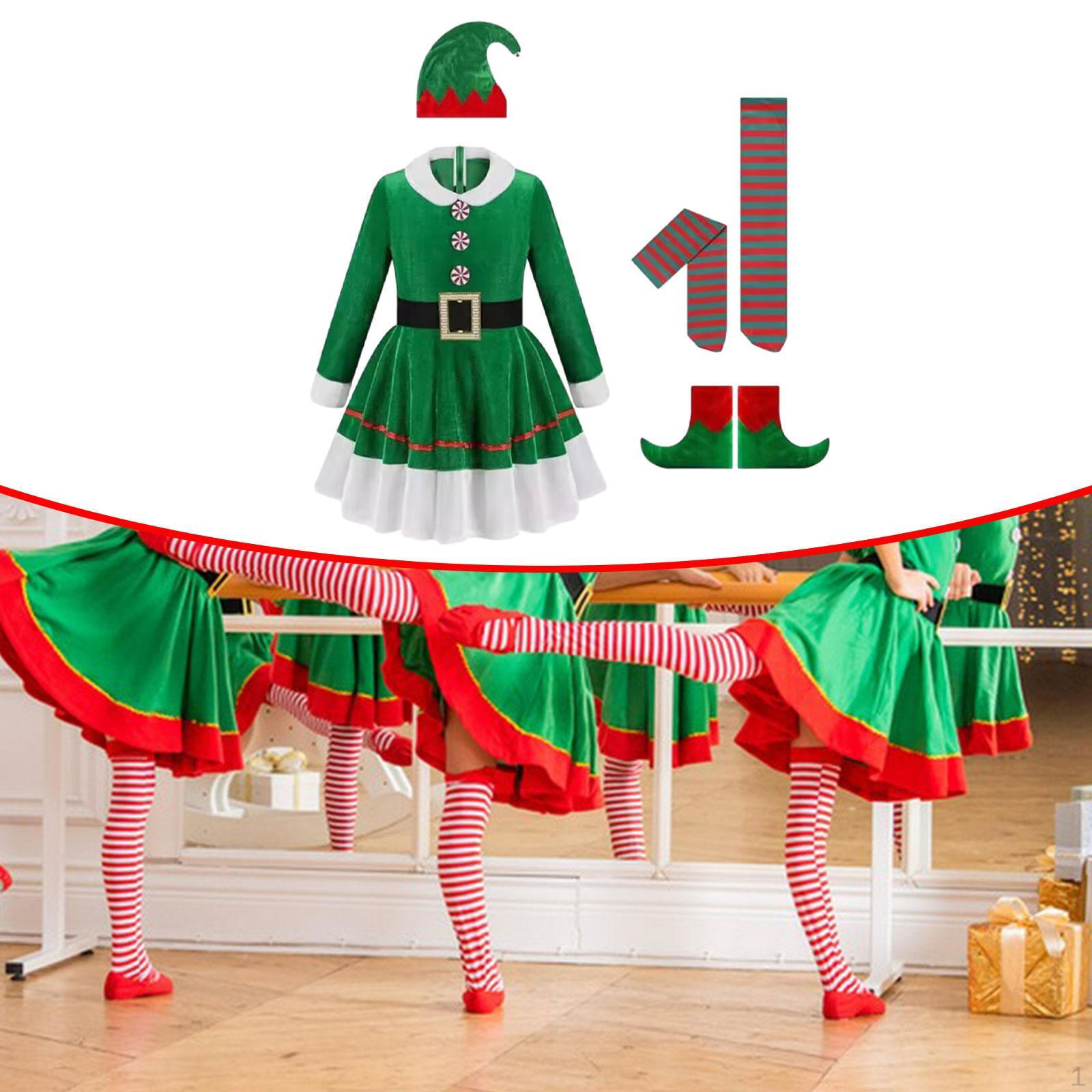 

Детский костюм с поясом для рождественской ролевой игры Fits Height 140cm