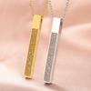 Dawapara Collar con Caligrafía Árabe Ayatul Kursi para Hombres Mujeres Acero Inoxidable Amuleto del Corán Regalos de Islam Eid Ramadán
