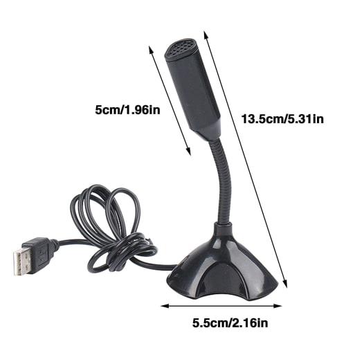 USB Microphone - Podcast and Streaming Microphone - Noise-Reducing Audio Supply for PC Laptops, Recording, and Gaming - Bodahl