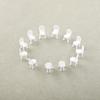 8/10Pcs 1:75 Scale Dinning Miniature Chair Model Mini Dollhouse Furniture Decor