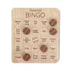 Wood Ball Bingo Game Family Game Night Party Games Wooden Bingo Board  for Friends and Kids