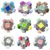 Lighting 12 Sides Keyboard Clicker Decompression Toys Button Keycap Stress Relief Sensory Toys Keyboard Fidget Toys For Adults