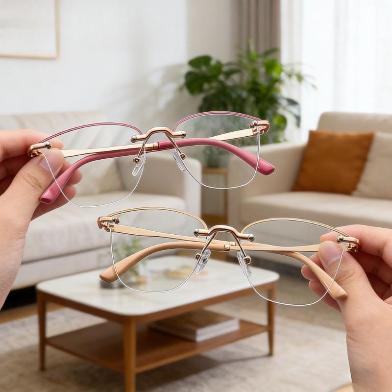 +100 to +400 Fashion Reading Glasses for Women Anti Blue Light Presbyopia Glasses Anti Fatigue High-definition Ultra Light