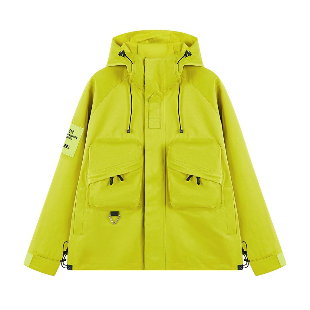Veste décontractée à capuche pour hommes, grande taille, veste de randonnée, veste coupe-vent d'extérieur, printemps et automne