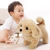 Children Realistic Plush Simulation Cute Dog Toy Can Walking Call Electric Interactive Robot Pet Dog Toddler Christmas Gift