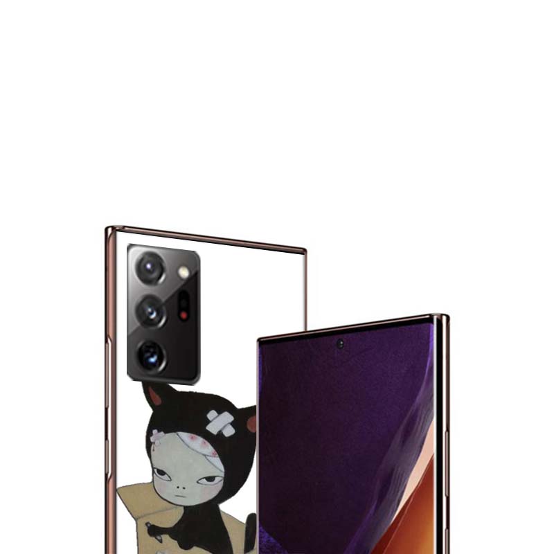 Süße Nara Yoshitomo Kunst Handyhülle für Samsung A55 A35 A25 A15 A07 A05S A16 A17 A26 A36 A37 A56 A57 Galaxy Note 20 10 A50S A71 A