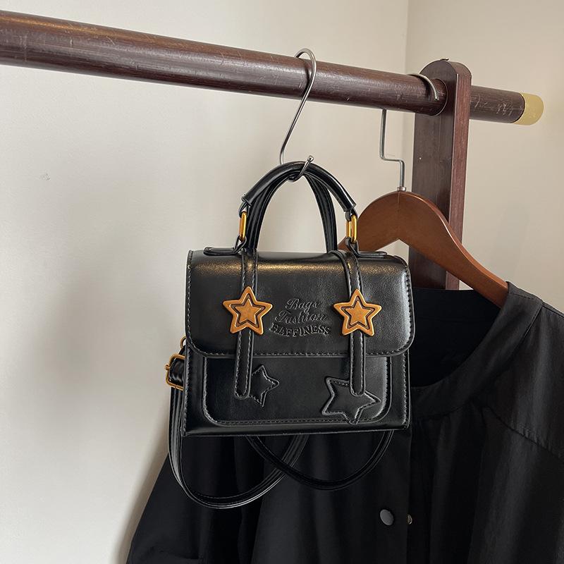 

Premium retro small bag women s new autumn and winter versatile messenger bag portable small square bag чёрный