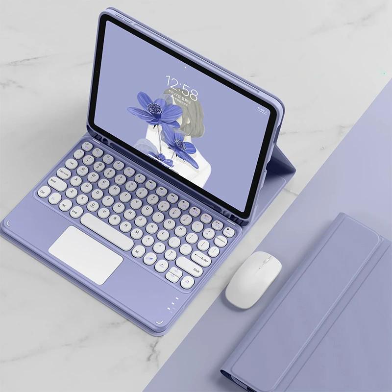 

Беспроводная клавиатура с тачпадом для iPad 10 Gen 2022 Air 5 4 Air 6 10,9 Air 3 Smart Case Pro 11 10,5 10,2 8th 9th 9,7 Case 2022 iPad 10 10.9