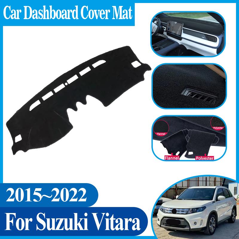 For Suzuki Vitara Escudo 2015 2016 2017 2018  - Car Anti-sun Dashboard Dashmat Center Console Dash Avoid Light Mat