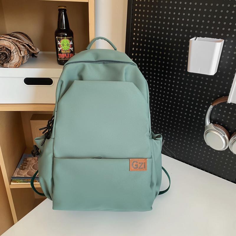 Studentenrucksack, Herren-Sportrucksack, einfarbig, Reiserucksack für Damen und Mädchen