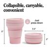 Stojo Pocket Cup 12oz355ml Foldable My CupMy Tumbler (CARNATION)