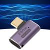 2PCS High Speed 240W Right Angle Adapter 8K 60HZ 40Gbps USB C Female to Female Adapter LED Light USB C Female Adapter Laptop