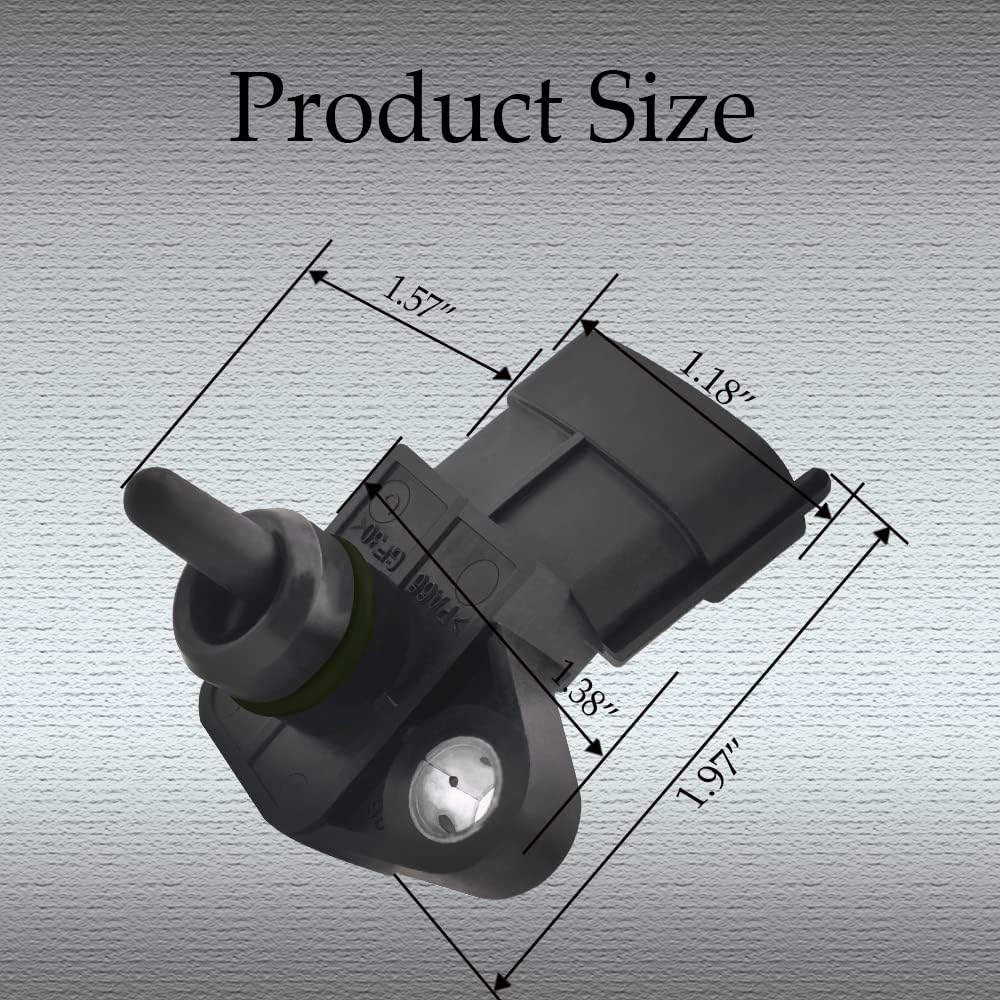 39300-2B000 Manifold Absolute Air Pressure Map Sensor Fits for Hyundai Accent Sonata Santa Fe Azera Equus Tucson Genesis Elantra Kia Cadenza Optima
